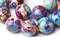 108 Pieces Sea Sediment Imperial Jasper Beads for Jewelry Making 8 MM Colorful Imperial Jasper Gemstones Loose Stone Beads